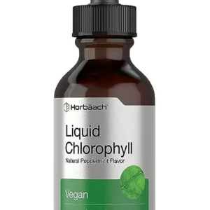 Liquid Chlorophyll Drops 59ml - Natural Peppermint Flavor